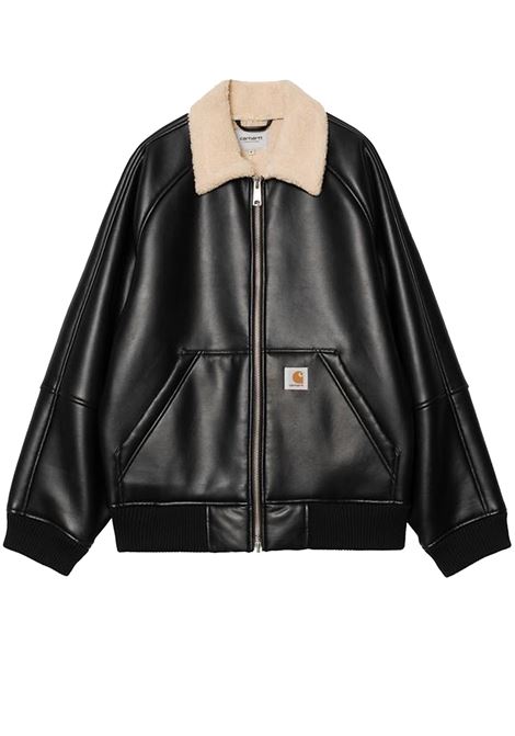 giacca shepton uomo nera CARHARTT WIP | I0359741LM.XX